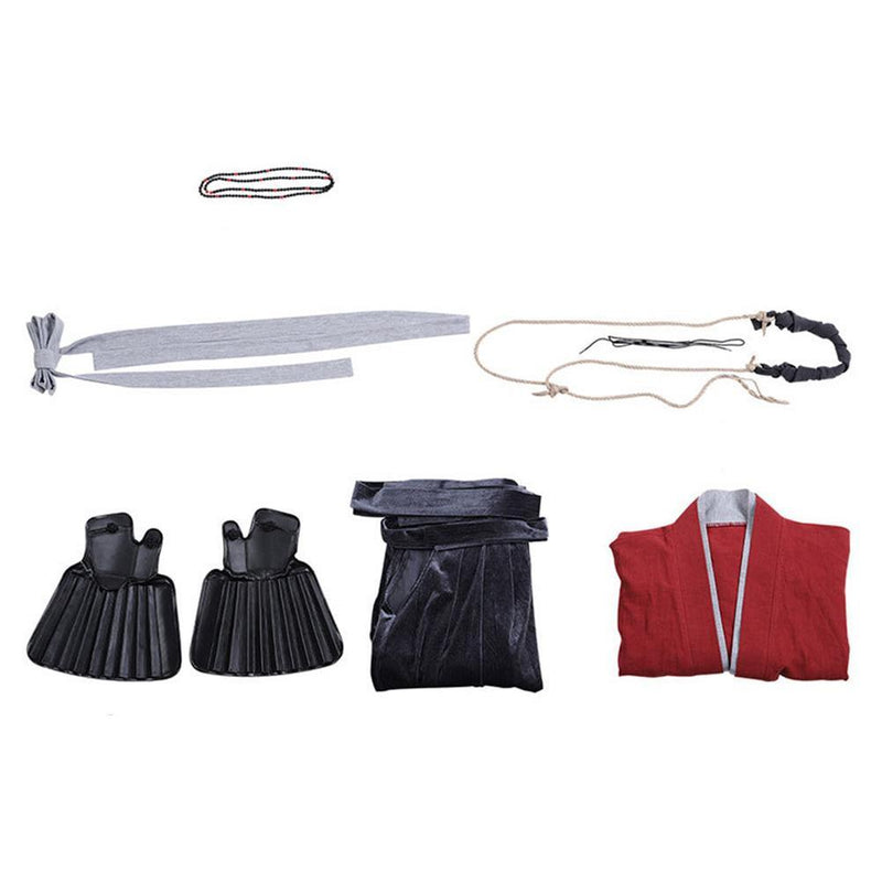 Game Ghost Of Tsushima Jin Sakai Halloween Carnival Costume Japan Samurai Warriors Outfit Cosplay Costume - CrazeCosplay