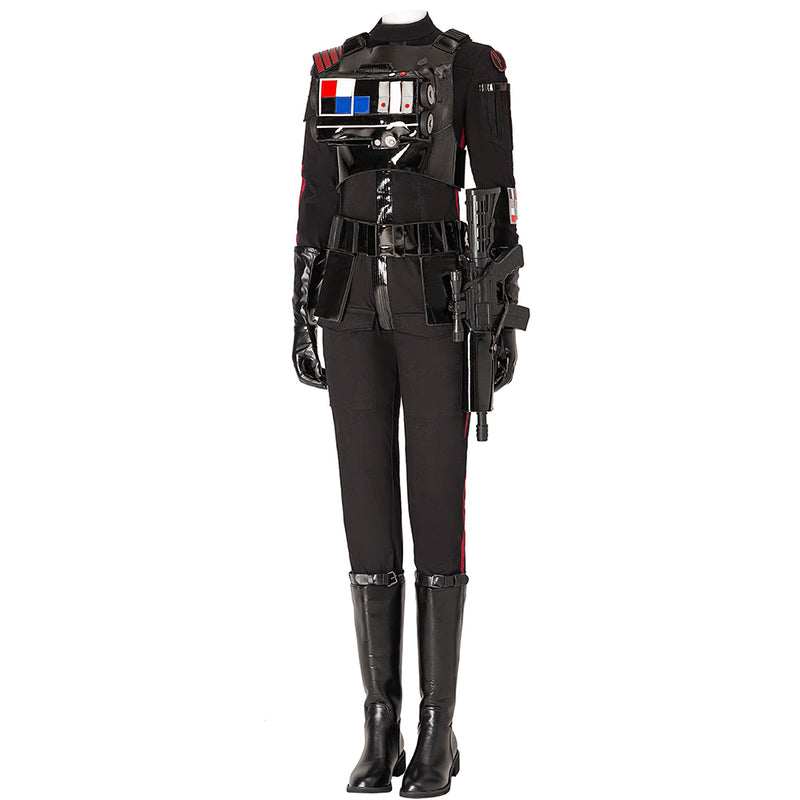 SW Battlefront 2 Iden Versio Black Suit Cosplay Costume