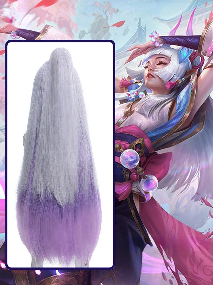 League of Legends Syndra The Dark Sovereign White Cosplay Wig