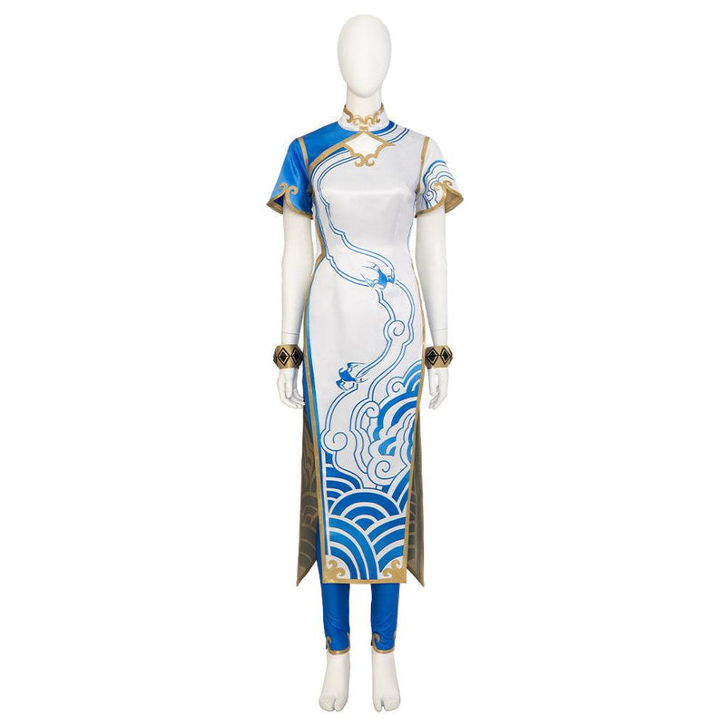 Street Fighter SF 6 Chun Li Costume Cosplay Cheongsam Outfits