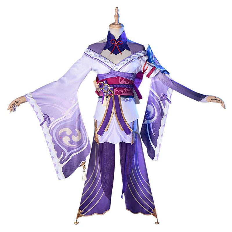 Genshin Impact Baal Raiden Shogun Outfits Halloween Carnival Suit Cosplay Costume - CrazeCosplay