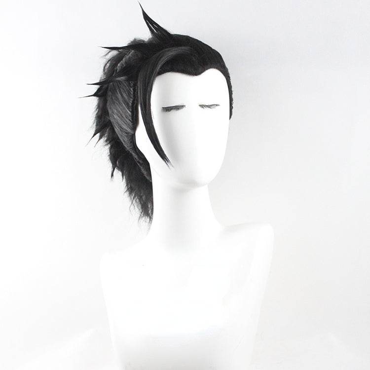 League of Legends Yasuo Black Cosplay Wig