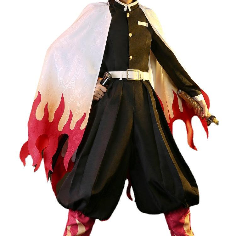 Kimetsu No Yaiba Rengoku Kyoujuro Kyoujurou Outfit Cosplay Costume