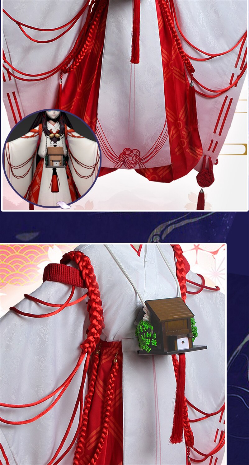 Onmyoji Enmusubi no Kami SSR God of Predestination Before Awakening Kimono Uniforms Cosplay Costume - CrazeCosplay
