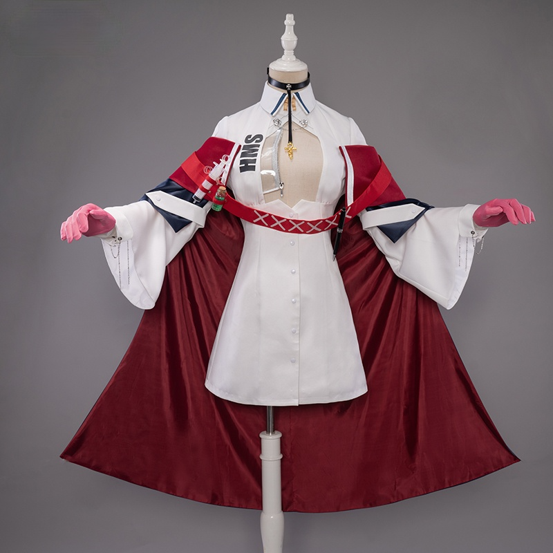 Game Azur Lane HMS Perseus Cosplay Costume Cute Nurse Uniform Hot Game Costume For Girl - CrazeCosplay