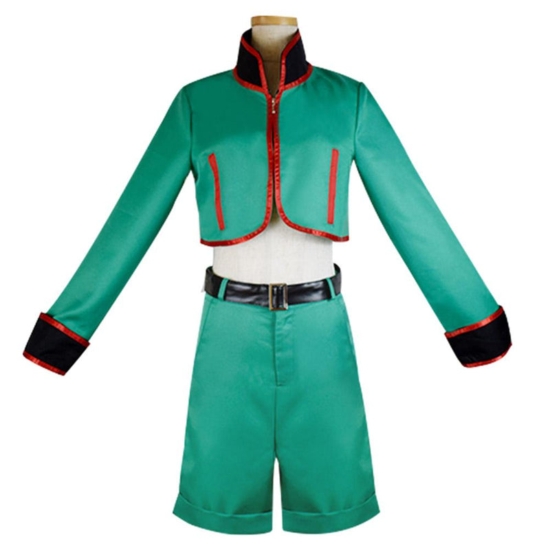 Hunter X Hunter Gon Freecss Men Top Short Outfit Halloween Carnival Costume Cosplay Costume - CrazeCosplay