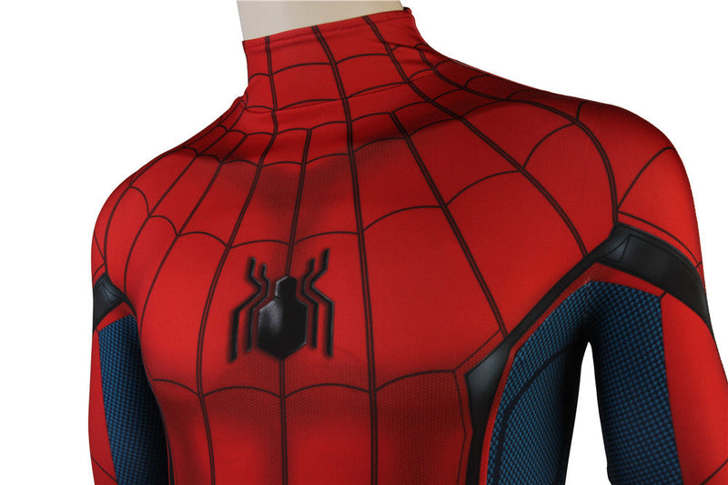 Civil War Spiderman Costume 3D Shade Spandex Fullbody Halloween Cosplay Spider-man Superhero Costume For Adult/Kids