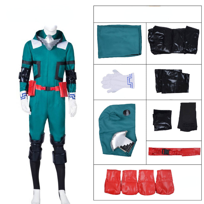 Boku No Hero Academia My Hero Academia Izuku Midoriya Battle Suit Cosplay Costume