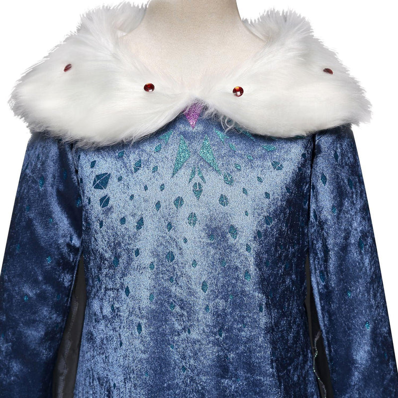 Kids Frozen 2 Elsa Ice Queen Dress Best World Book Day Costumes for Halloween Cosplay - CrazeCosplay