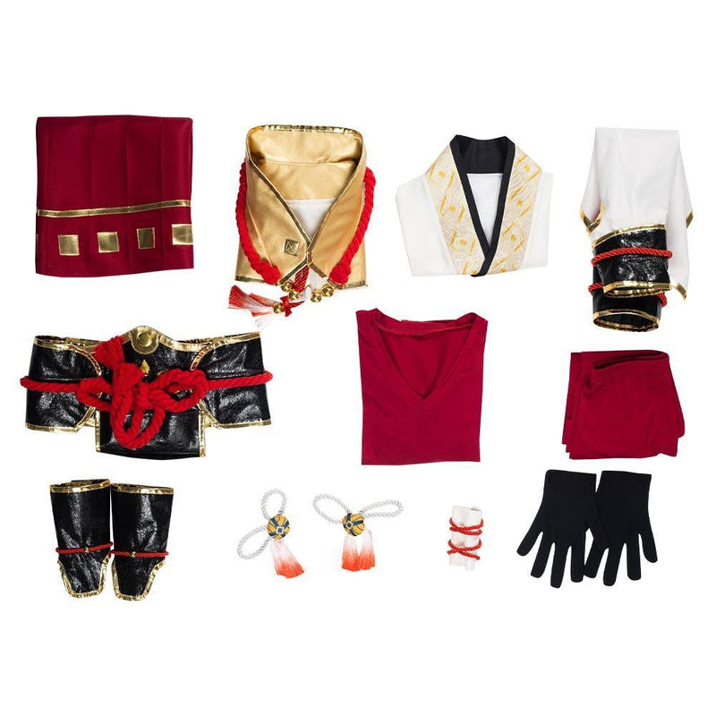 Monster Hunter Rise MH Rise Minoto/Hinoto Outfits Clothing Halloween Carnival Suit Cosplay Costume - CrazeCosplay