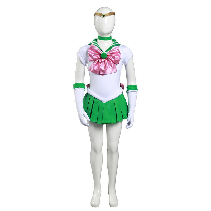 Sailor Moon Kino Makoto Kids Children Girls Dress Outfits Halloween Carnival Suit Cosplay Costume - CrazeCosplay