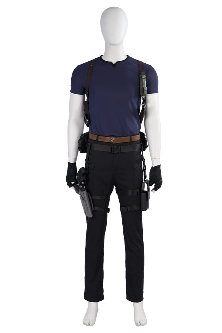 Leon Outfit Resident Evil 4 Halloween Cosplay Costume