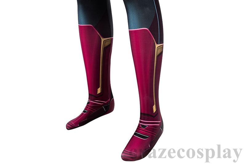 Vision Costume The Wanda Vision Cosplay Suit 3D Printed Edition - CrazeCosplay