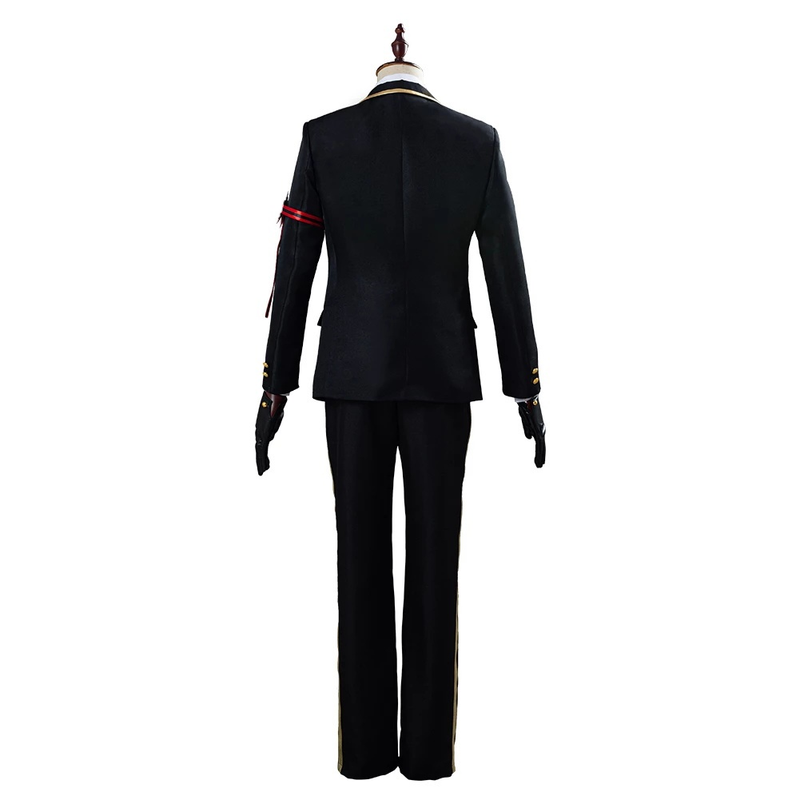 Twisted Wonderland Riddle Trey Deuce Cater Ace Uniform Outfit Halloween Carnival Costume Cosplay Costume - CrazeCosplay