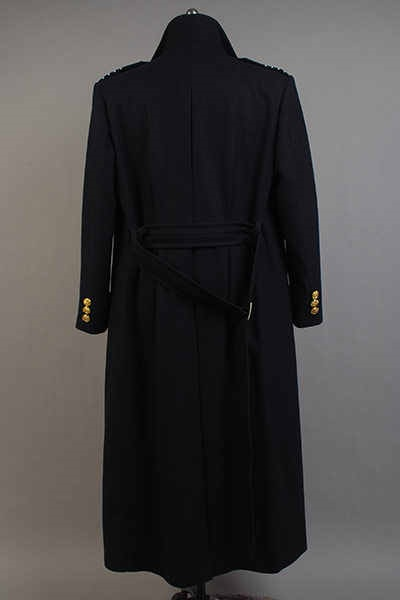 Torchwood Doctor Captain Jack Harkness Wool Trench Coat Dark Blue Version - CrazeCosplay