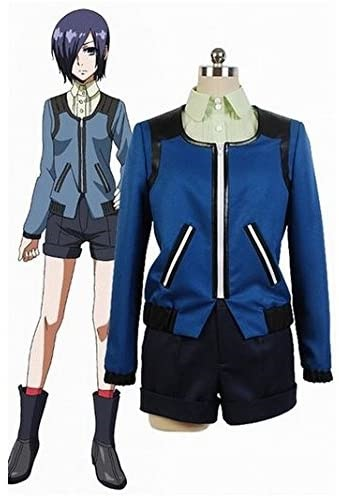 Tokyo Ghoul Touka Kirishima Casual Shirt Coat Outfit Set Cosplay Costume - CrazeCosplay