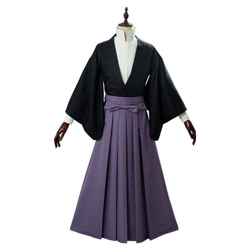 Toilet Bound Hanako Kun Hakama Pants Samurai Kimono Set Tsukasa Yugi Kendo Cosplay Costume - CrazeCosplay