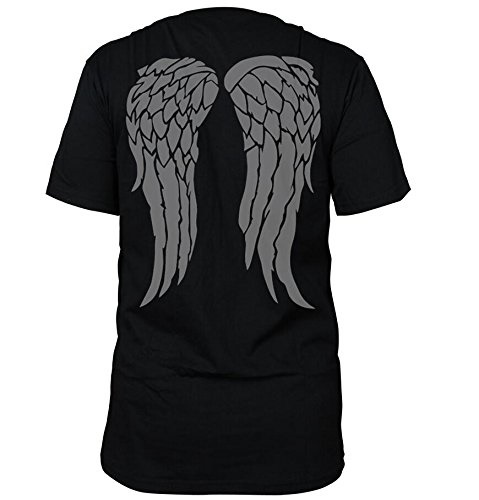 The Walking Dead Daryl Dixon Black T Shirt Short Sleeve Tee - CrazeCosplay