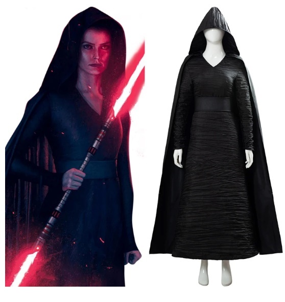 Star Wars The Rise Of Skywalker Dark Side Rey Cosplay Costume - CrazeCosplay