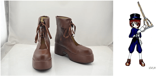 Rozen Maiden Lapislazuri Stern Cosplay Shoes Boots - CrazeCosplay