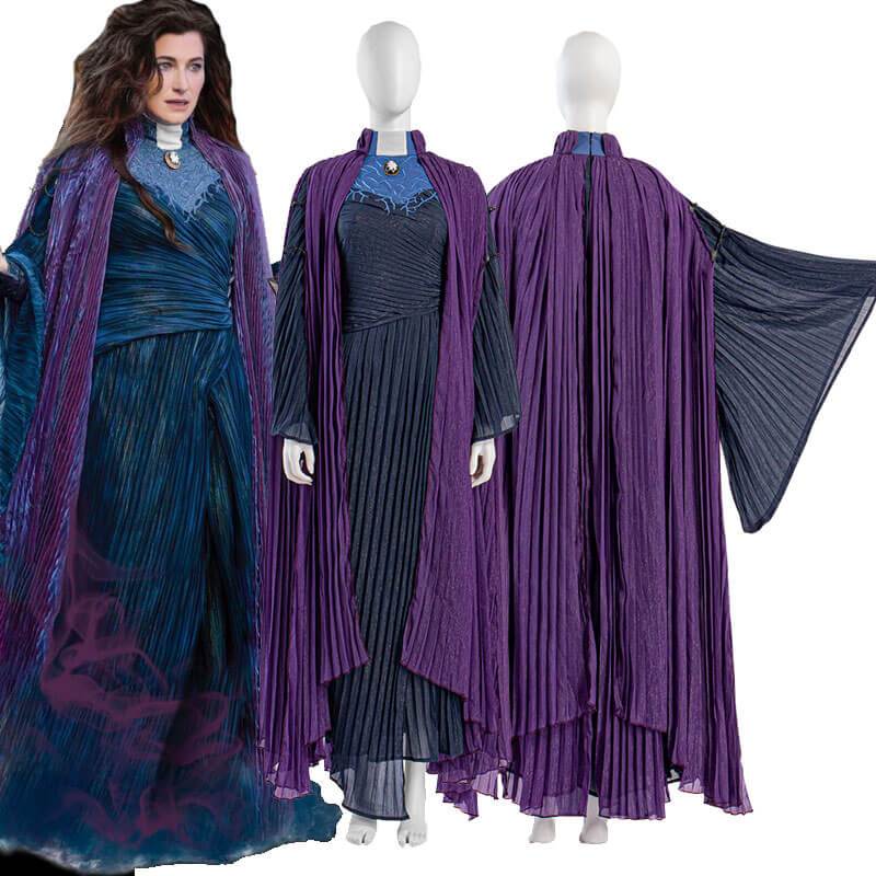 WandaVision Agatha Harkness Cosplay Costume Suit Halloween Outfit - CrazeCosplay