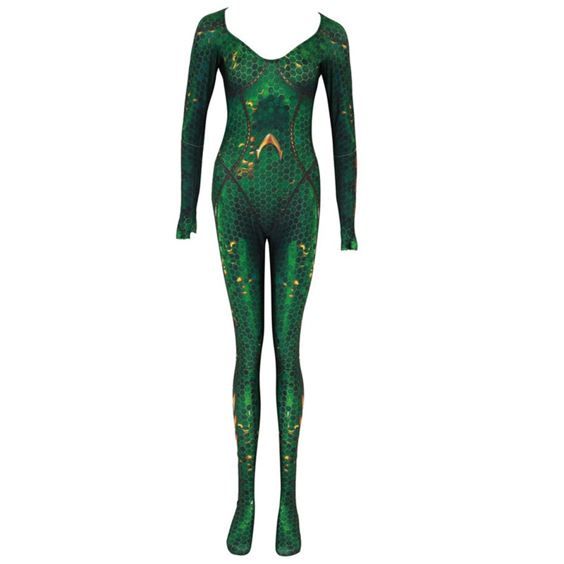 Aquaman Mera Queen Cosplay Zentai Costume - CrazeCosplay