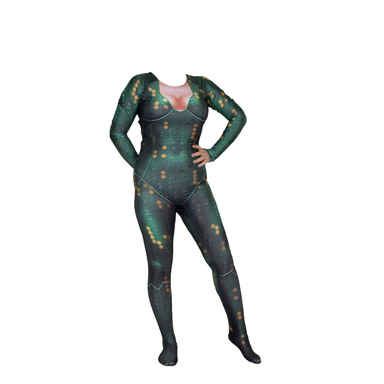 Aquaman Mera Queen Cosplay Zentai Costume - CrazeCosplay