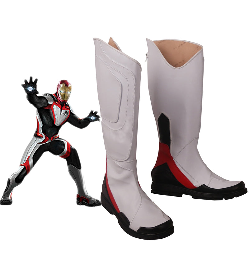 Avengers Endgame Iron Man Tony Stark Quantum Realm Cosplay Boots Shoes Halloween Carnival Party Cosplay Costume Accessory - CrazeCosplay