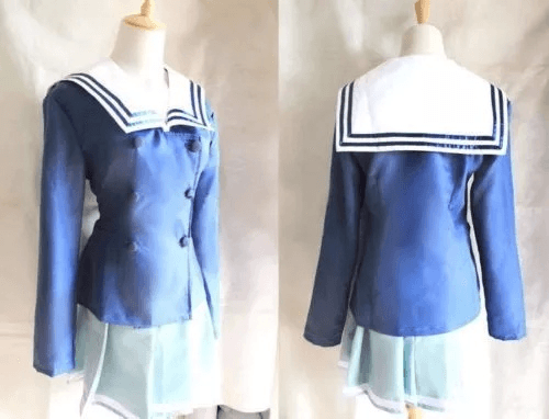 beyond the boundary mirai kuriyama cosplay costumenot includes cardigan - CrazeCosplay