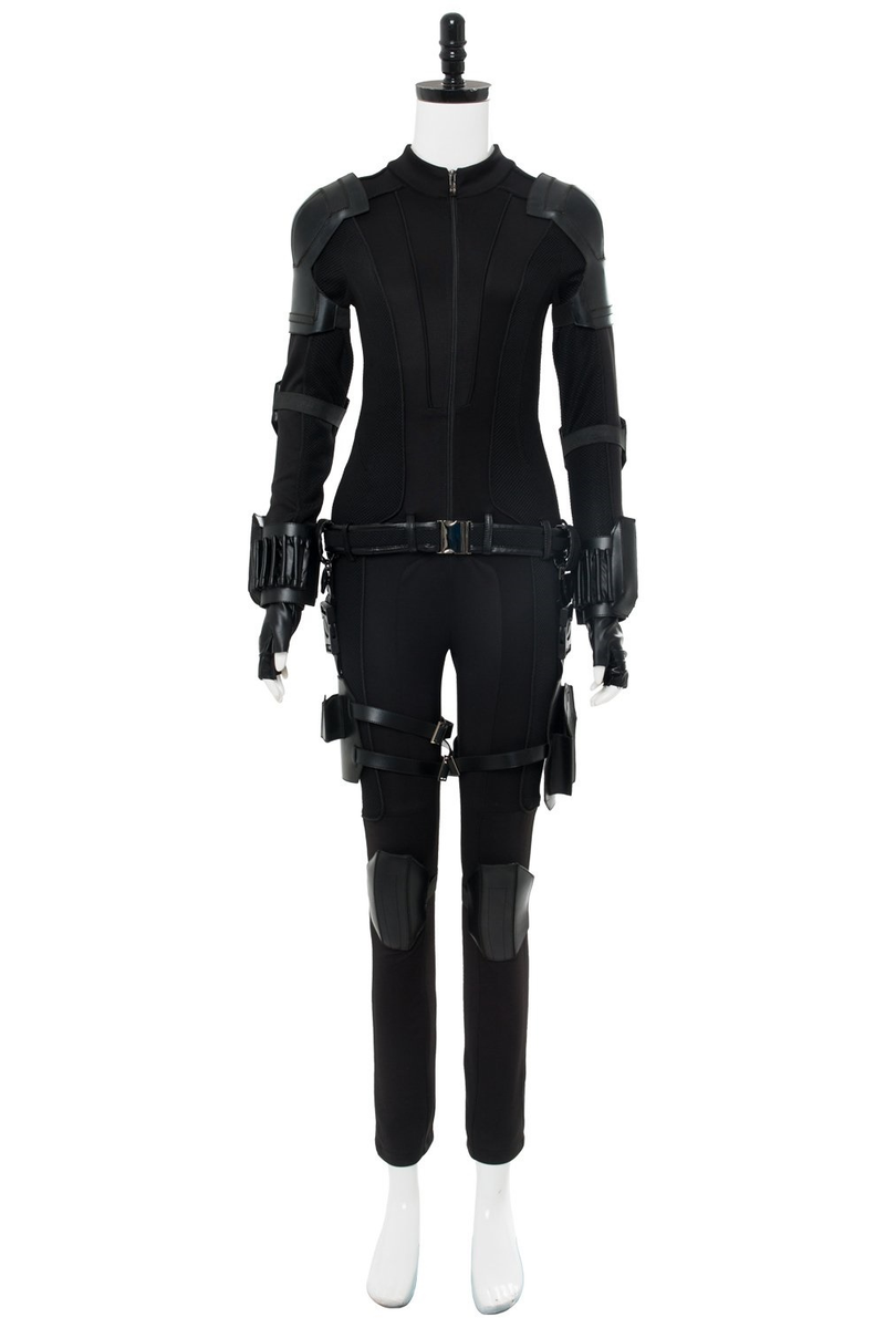 avengers 3 infinity war black widow natasha romanoff outfit cosplay costume whole set - CrazeCosplay