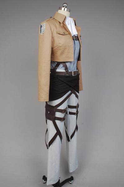 attack on titan scouting legion rivaille uniform without cape cosplay costume - CrazeCosplay