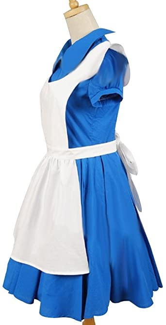 alice in wonderland movie blue alice dress costume - CrazeCosplay