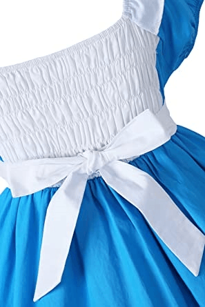 alice in wonderland movie blue alice dress costume - CrazeCosplay