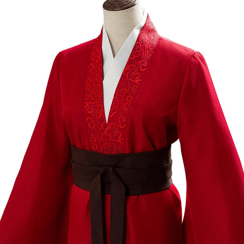 Movie Mulan Womens Garments Mulan Hanfu Cosplay Costume - CrazeCosplay