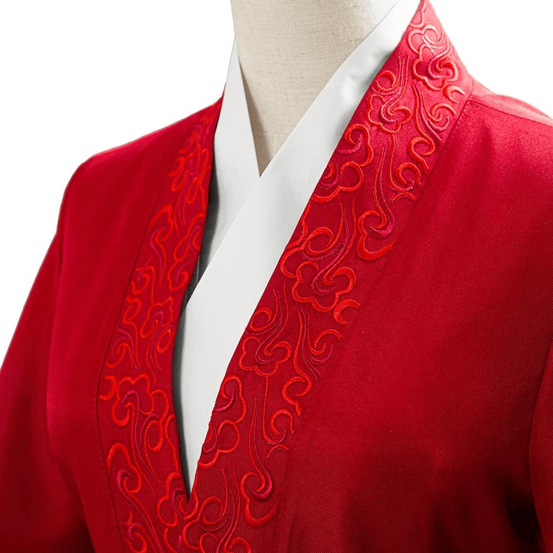 Movie Mulan Womens Garments Mulan Hanfu Cosplay Costume - CrazeCosplay