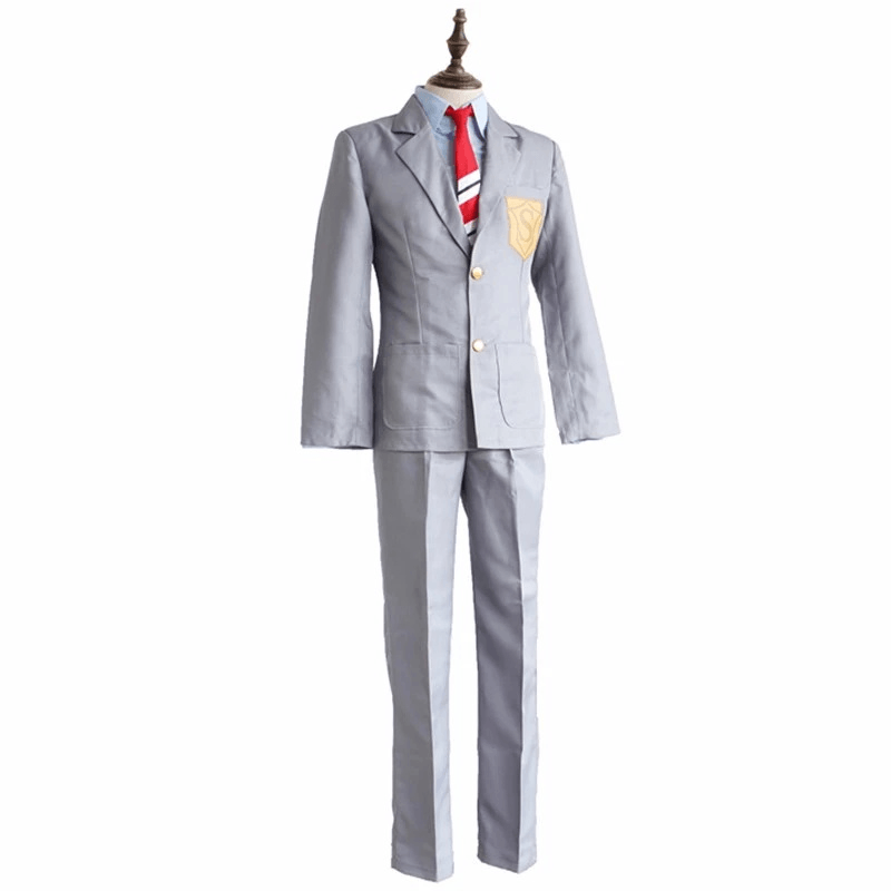 Kimi No Uso Your Lie In April Kousei Arima Uniform Suit Cosplay Costume - CrazeCosplay