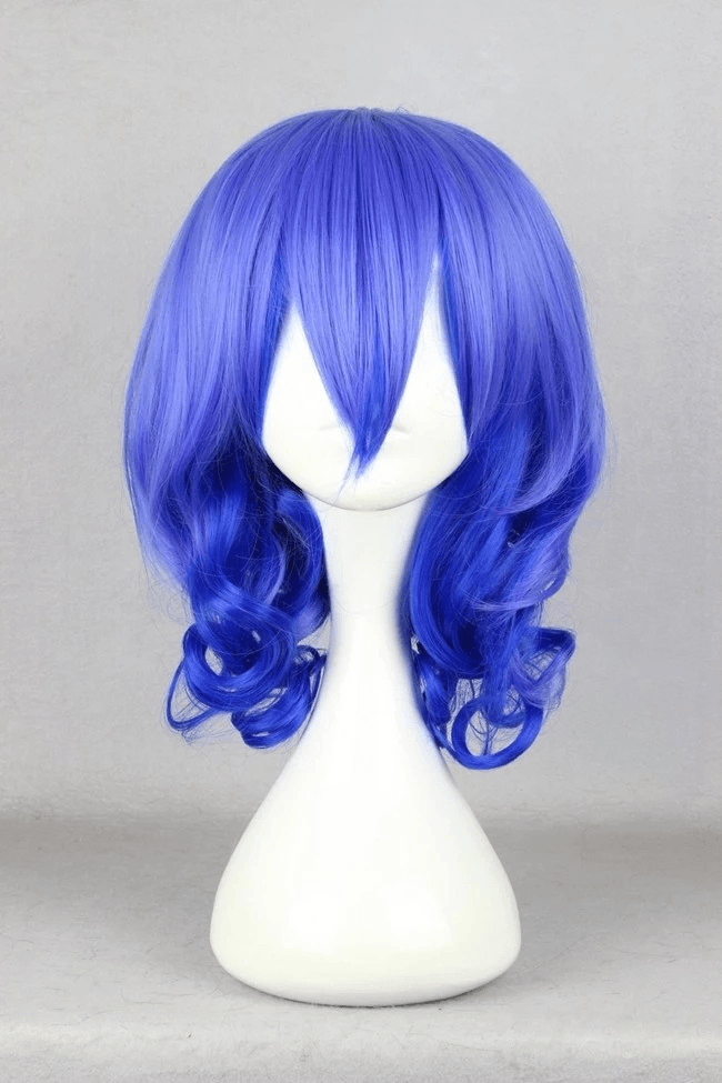 Karneval Kiichi Blue Curly Hair Cosplay Wig - CrazeCosplay