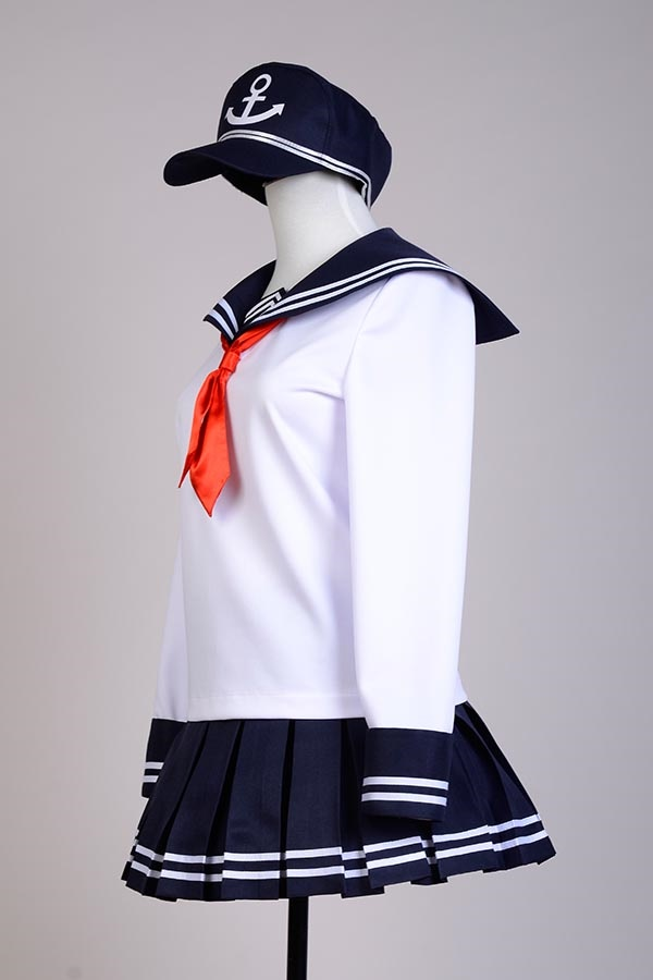 Kantai Collection Fleet Girls Akatsuki Sailor Cosplay Costume - CrazeCosplay