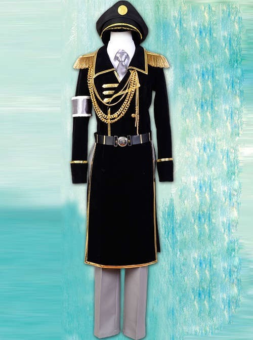 K Return Of Kings Yatogami Kuroh Military Uniform Cosplay Costume - CrazeCosplay
