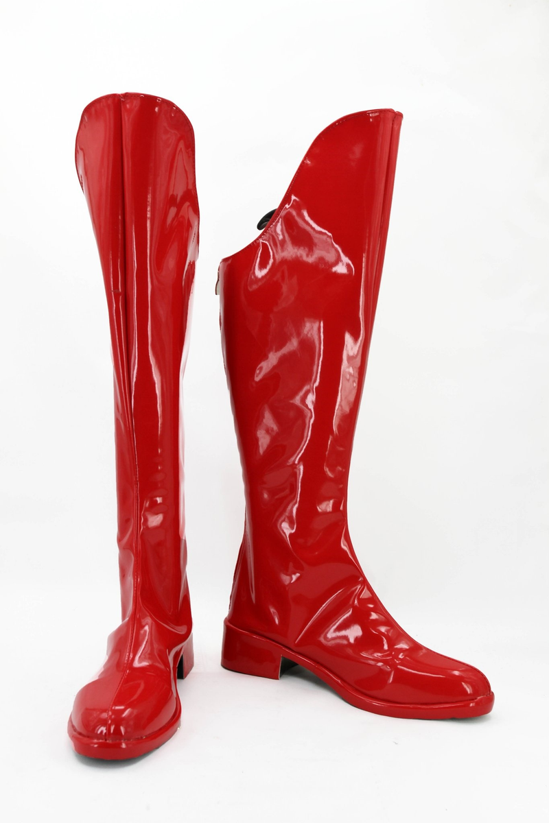 cbs tv supergirl kara danvers cosplay prop shoes rain boots jackboots kneeboots - CrazeCosplay