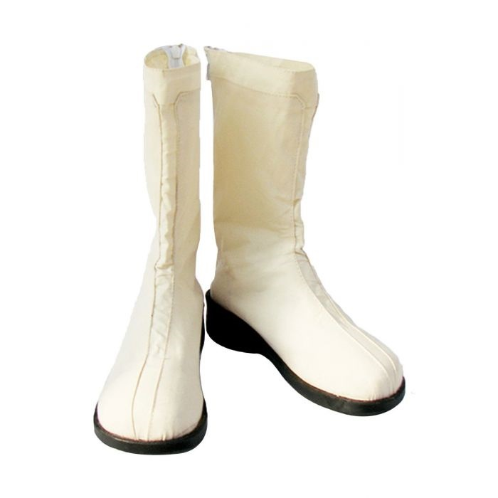 Hitman Reborn Lambo Cosplay Boots Shoes White - CrazeCosplay