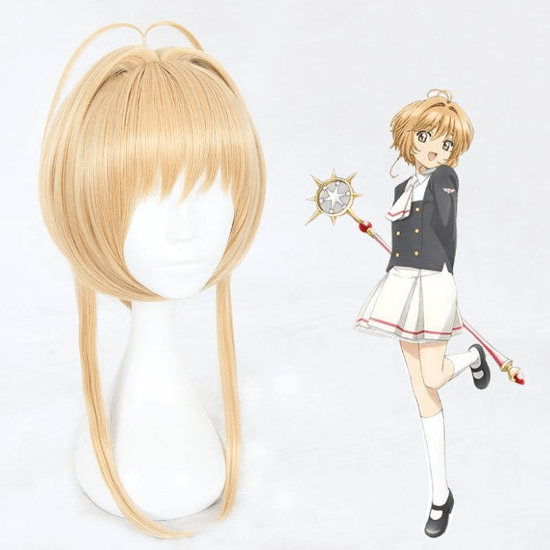 card captor sakura kinomoto wig cosplay hair - CrazeCosplay