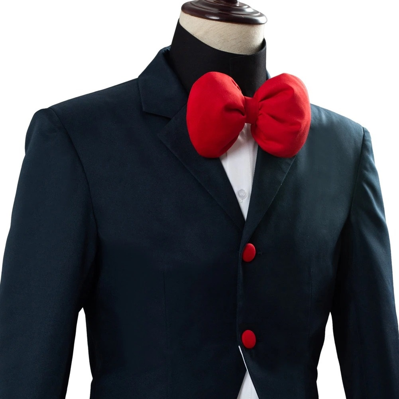 Hazbin Hotel Moxxie Helluva Boss Black Suit Cosplay Costume