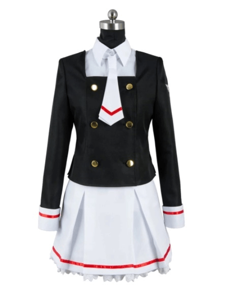 card captor sakura kinomoto school uniform outfit cosplay costume - CrazeCosplay