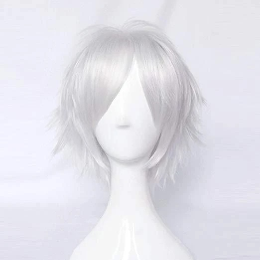 Haku Ki Kazama Chikage Cosplay Wig Silver Version - CrazeCosplay
