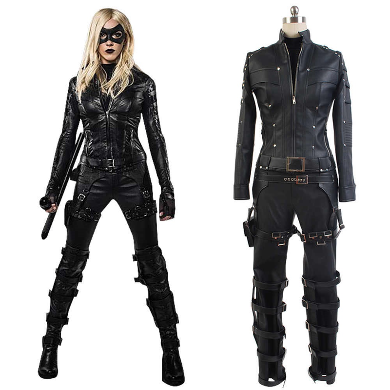 Green Arrow Season 3 Black Canary Laurel Lance Outfit Cosplay Costume - CrazeCosplay