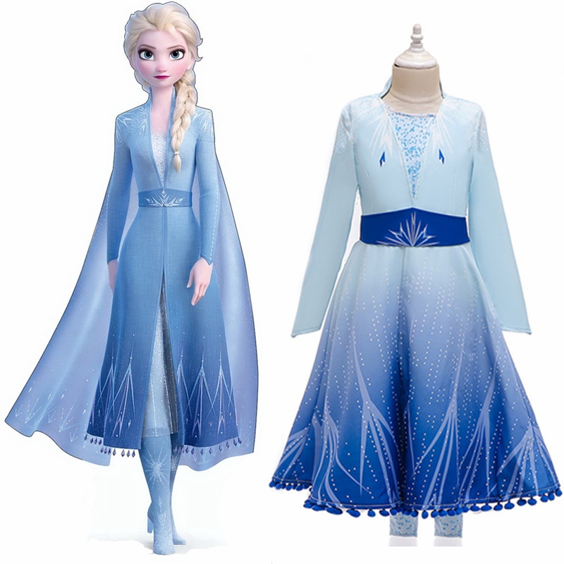 Frozen frozer 2 ii Princess Elsa Cosplay Costume - CrazeCosplay