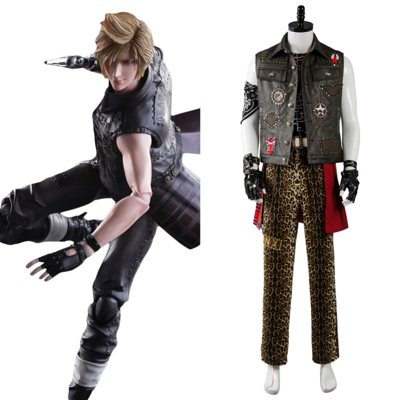 Ff15 Final Fantasy Xv 15 Prompto Argentum Outfit Cosplay Costume - CrazeCosplay