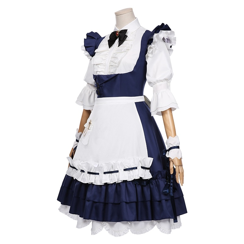 FF14 Final Fantasy XIV 14 Lalafell Maid Outfit Halloween Carnival Costume Cosplay Costume - CrazeCosplay
