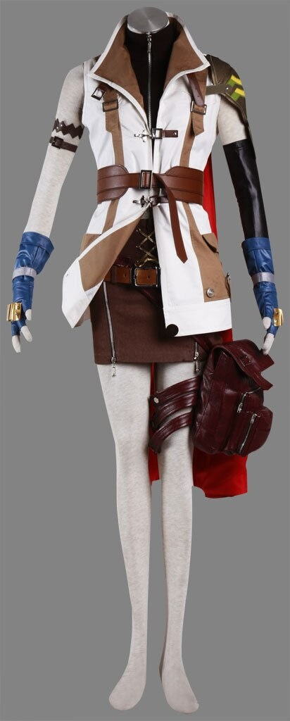 Ff13 Final Fantasy Xiii 13 Lightning Cosplay Costume - CrazeCosplay